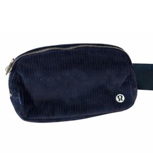 Lululemon Navy Corduroy Belt Bag